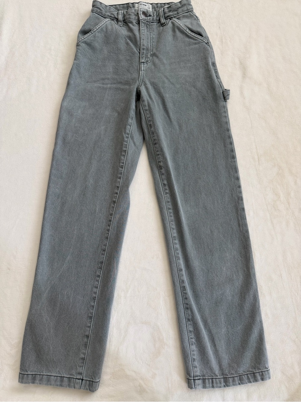Cotton On Women's Gray Carpenter Jeans (75B9)